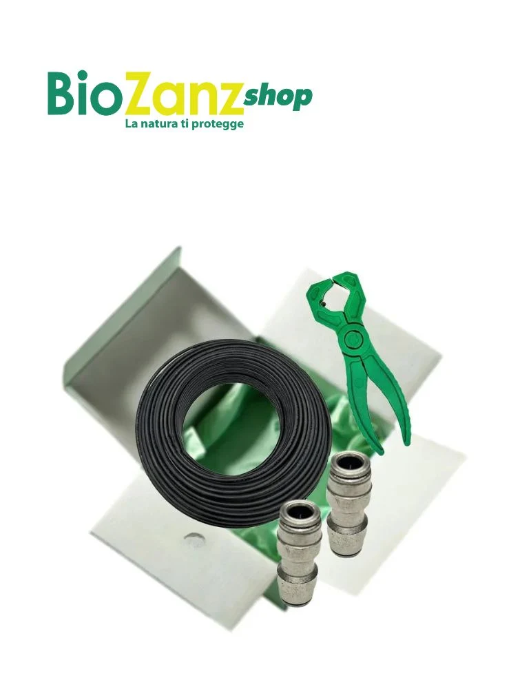 Kit di Riparazione BioZanz | 2 Metri di Tubo + 2 Innesti + Pinza Taglia Tubo - 3027