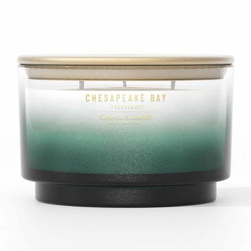 Candela a 3 Stoppini Chesapeake Bay Candle Coastal Snowfall