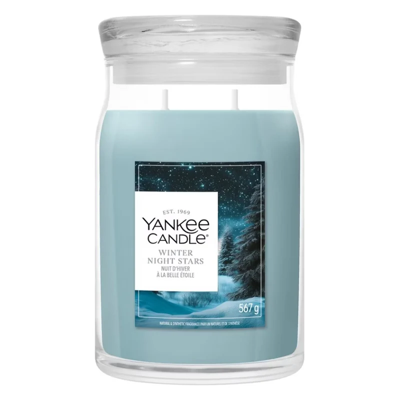 Candela Giara Grande Yankee Candle Signature Winter Night Stars