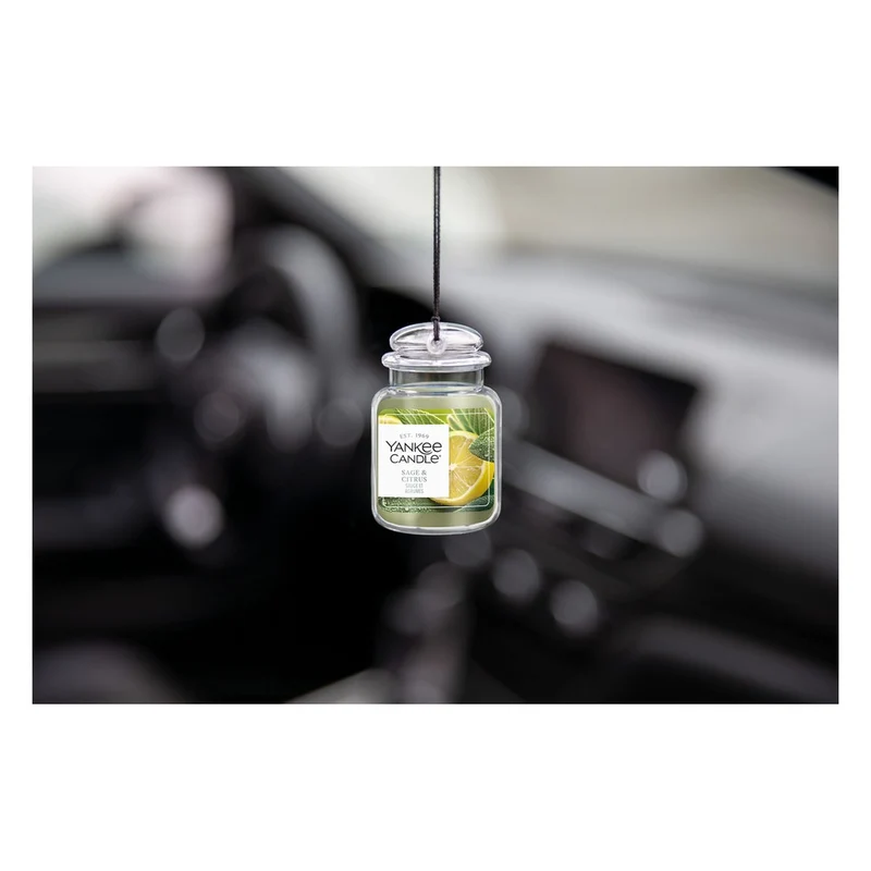 Profumatore per Auto Yankee Candle Car Jar Ultimate Sage & Citrus