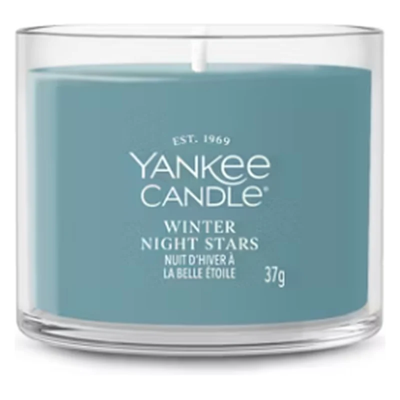 Candela Votiva in Vetro Yankee Candle Signature Winter Night Stars