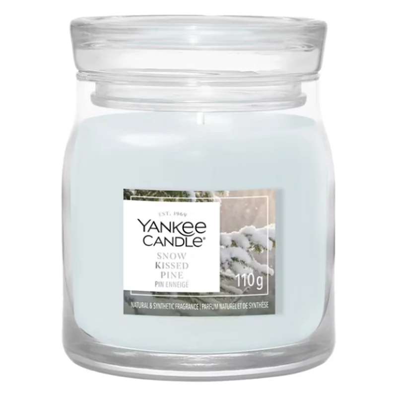 Candela Giara Piccola Yankee Candle Signature Snow Kissed Pine