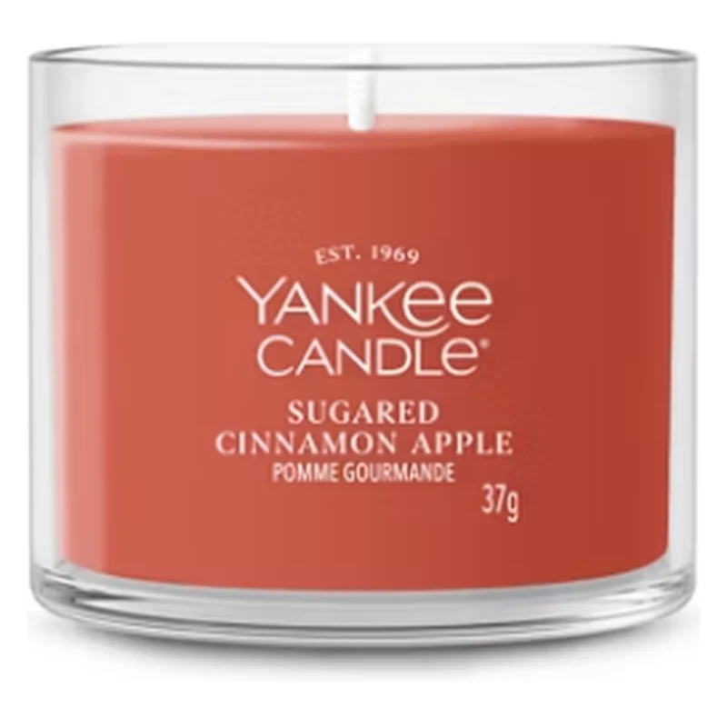 Candela Votiva in Vetro Yankee Candle Signature Sugared Cinnamon Apple