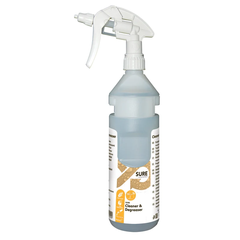 Kit bottiglie vuote da Divermite/Diverflow per SURE Cleaner & Degreaser 1 pezzo DISPONIBILE IN 7 GIORNI LAVORATIVI