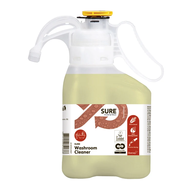 Detergente quotidiano per bagno in SmartDose Diversey SURE Washroom Cleaner SD 1,4 litri DISPONIBILE IN 7 GIORNI LAVORATIVI