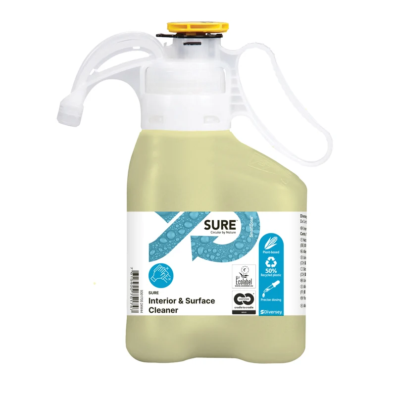Detergente multiuso in SmartDose Diversey SURE Interior & Surface Cleaner SD 1,4 litri DISPONIBILE IN 7 GIORNI LAVORATIVI