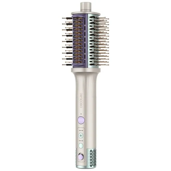 Cecotec CeramicCare Allin1 Spazzola Soffiante - 1500W - Piastre Riscaldanti - Multifunzione - Rivestimento Ceramico - Generatore di Ioni - Temperatura Regolabile - Cavo 360º - Colore Bianco
