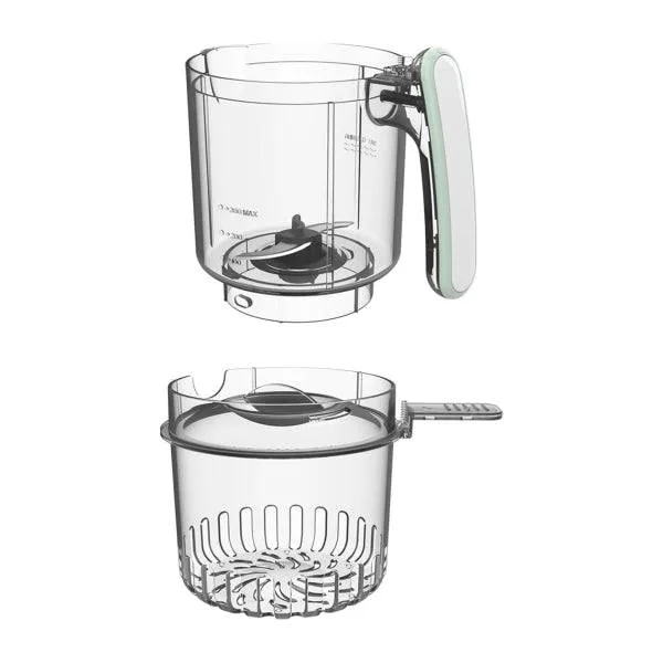 Cecotec Nana BabyCare FoodProcessor Robot Multifunzione 4 in 1 per Bebè - Senza BPA - Tattile - Cuoce e Frulla - Sterilizza Ciucci - Ricettario - Compatibile con Frutta e Carni - Colore Bianco