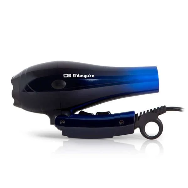 Orbegozo SE 2085 Asciugacapelli Pieghevole Professionale - Motore AC Potente - 2 Livelli di Velocità e 3 di Temperatura - Design Moderno e Sicuro - Include 2 Concentratori e Diffusore