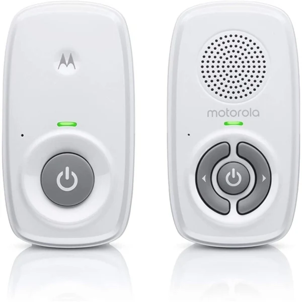 Motorola Nursery AM21 Babymonitor Audio - Portata fino a 300m in Esterno e 50m in Interno - Connessione DECT - Colore Bianco