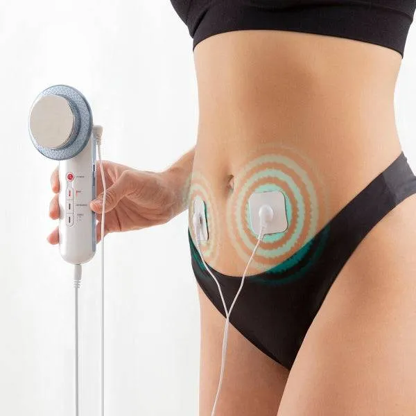 Innovagoods CellyMax Massaggiatore Anticelulitico Cavitazione Ultrasonica 3 in 1 - Infrarossi - Elettrostimolazione EMS - Intensità Regolabile - Uso Corporeo