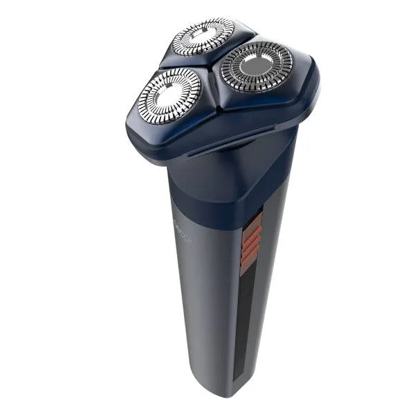 Cecotec PrecisionCare Elit Rasoio Rotativo - Autonomia fino a 70min - 7200rpm - IPX6 - Ergonomico - Lame in Acciaio Inossidabile - Colore Blu Marino