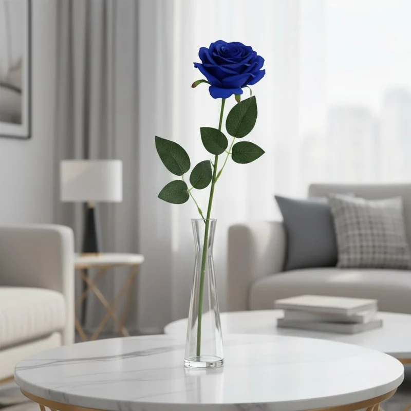 Halloween artificial flowers for a cemetery vase. Lifelike long-stem roses and branches