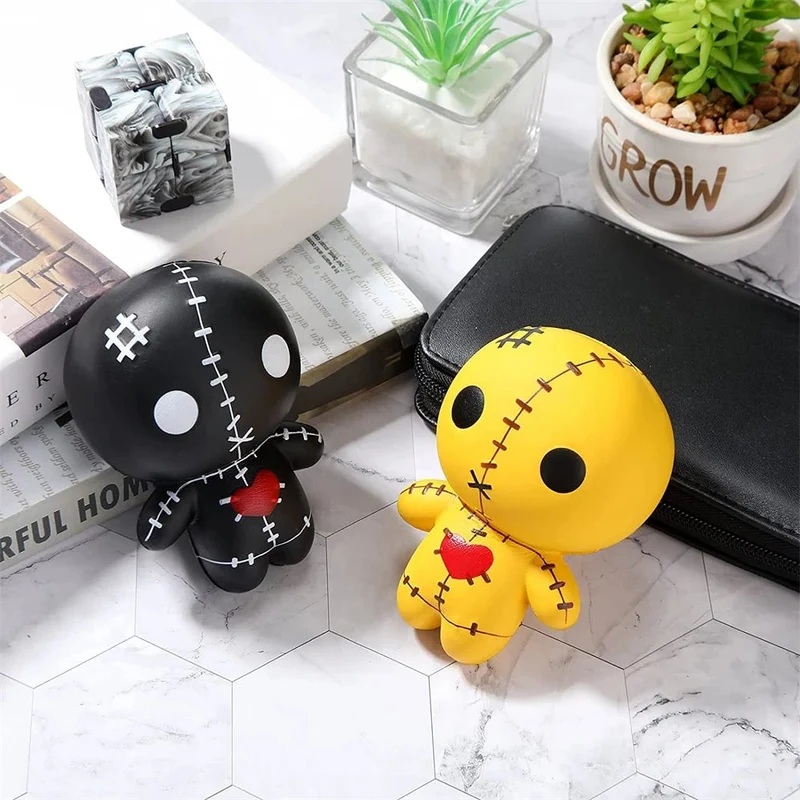 Halloween Foam Voodoo Doll Stress Toy for Adults and Children to Squeeze