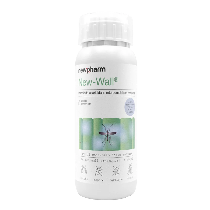Insetticida per zanzare, mosche, zecche e pulci Newpharm New-Wall 300 ml
