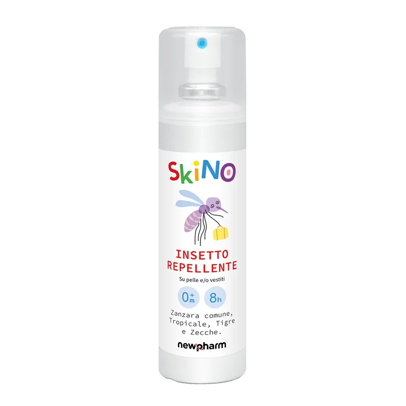 Repellente spray per zanzare e zecche Newpharm Skino 100 ml