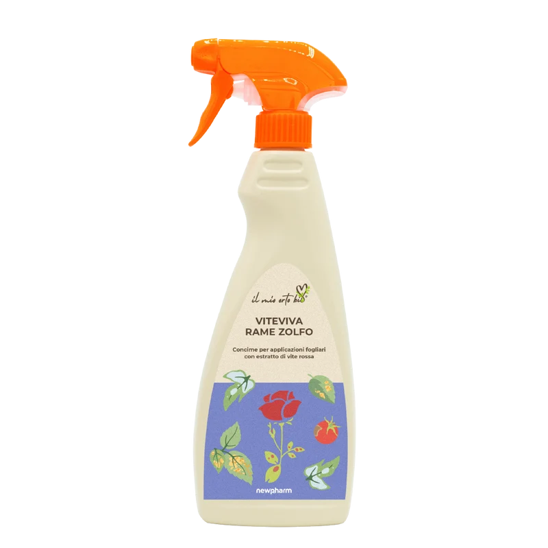 Integratore fogliare rame e zolfo pronto uso Newpharm ViteViva Rame Zolfo RTU 500 ml