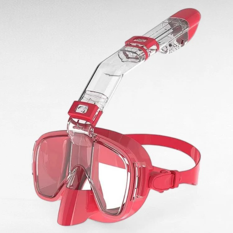 Snorkelmasker – 180 graden zicht, opvouwbaar en met droge snorkeltop