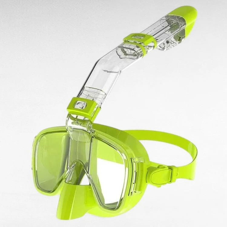 Snorkelmasker – 180 graden zicht, opvouwbaar en met droge snorkeltop