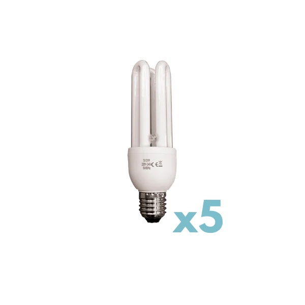 Ampoule anti-insectes blacklight UV-A 20 W - culot E27 (Ø 27 mm), rechange pour désinsectiseur - Packs de 2, 3, 5 ou 10