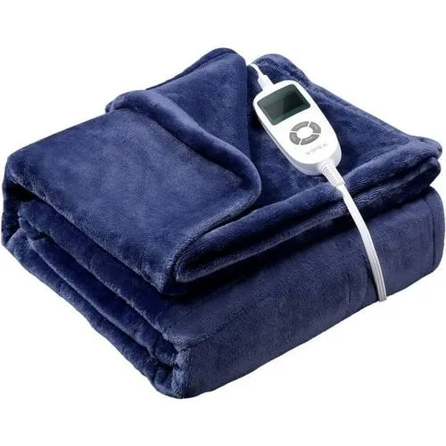 Electric Blanket and Double-Sided Sherpa Blanket with Sheep's Wool Remote Control