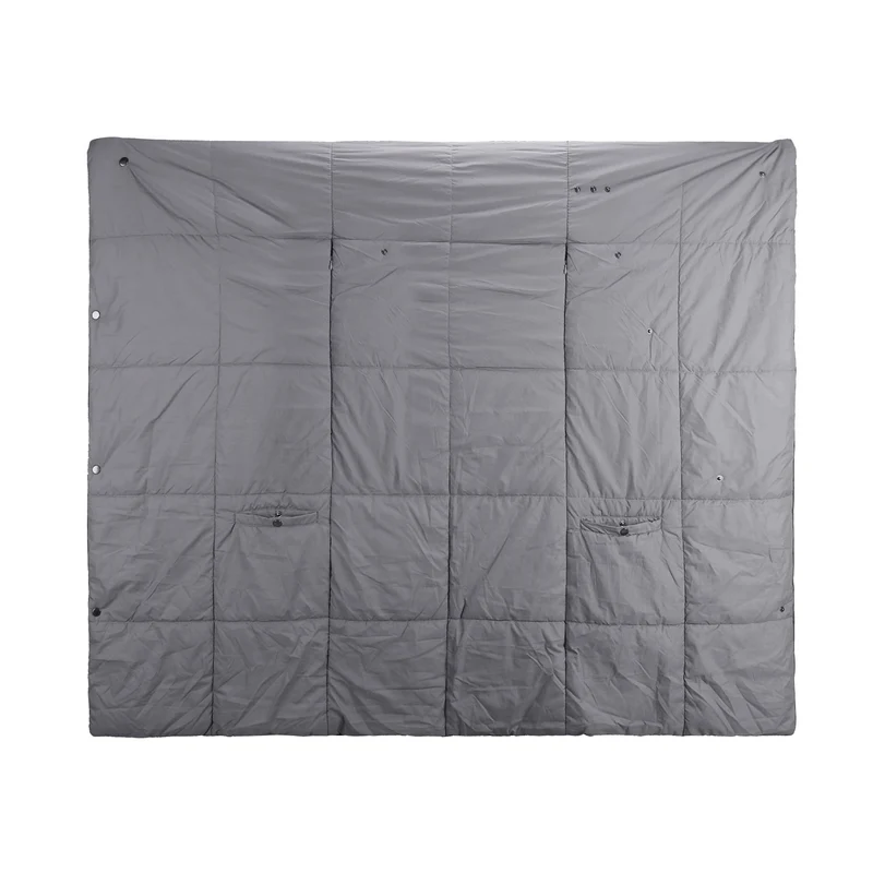 USB-Heated Electric Blanket with Poncho Function, Pockets, and Hand Openings