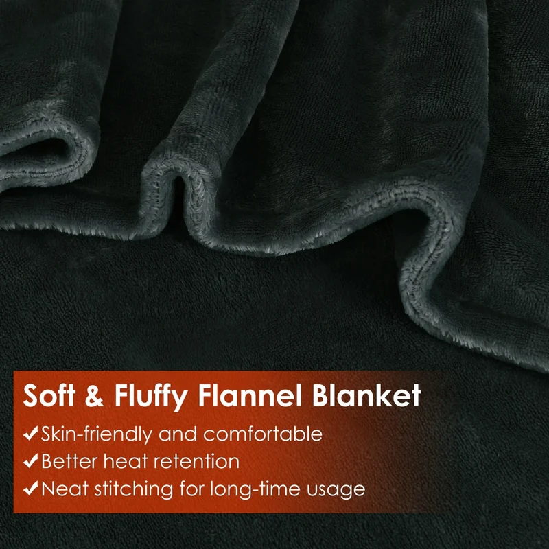 USB Heated Electric Blanket with Shoulder Fastener 150x80 cm 12V
