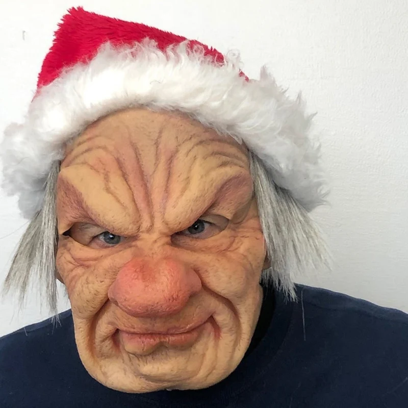 Realistic Halloween Latex Face Mask Costume for Men