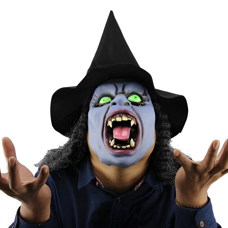 Realistic Halloween Latex Face Mask Costume for Men