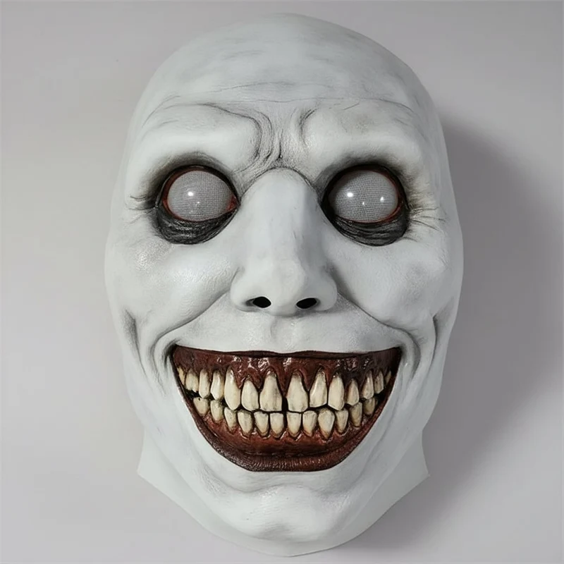 Halloween Latex LED Face Mask, Scary, with a Wide Smile and Elastic Strap