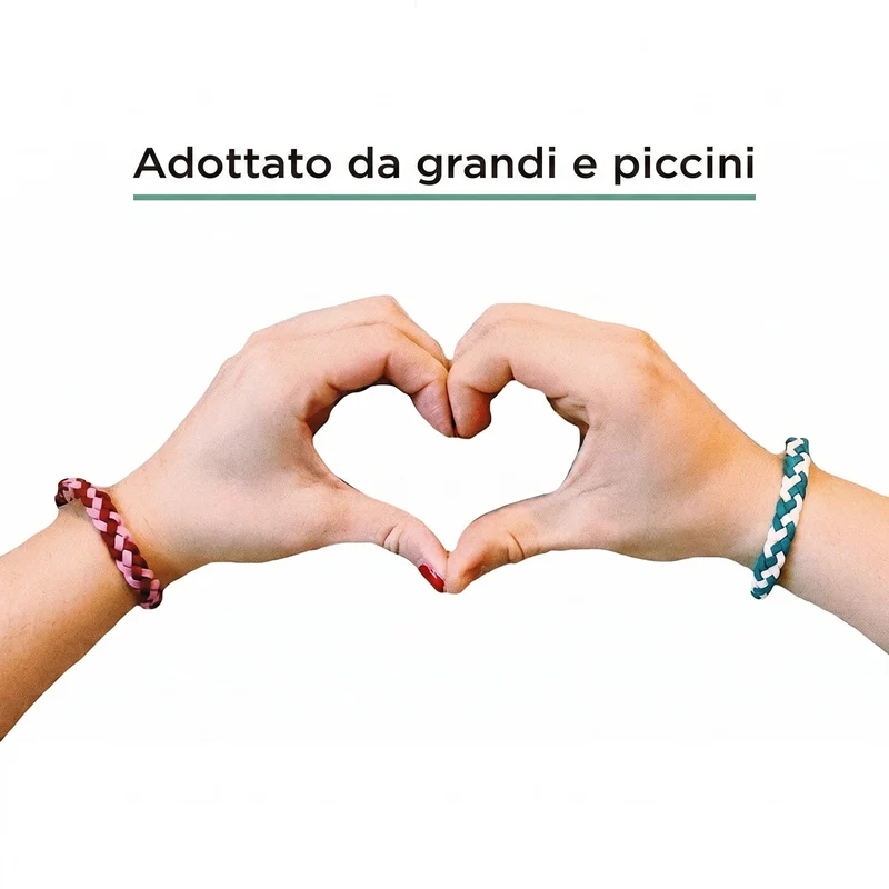 Braccialetto Antizanzare Naturale agli Oli Essenziali — Confezione da 12