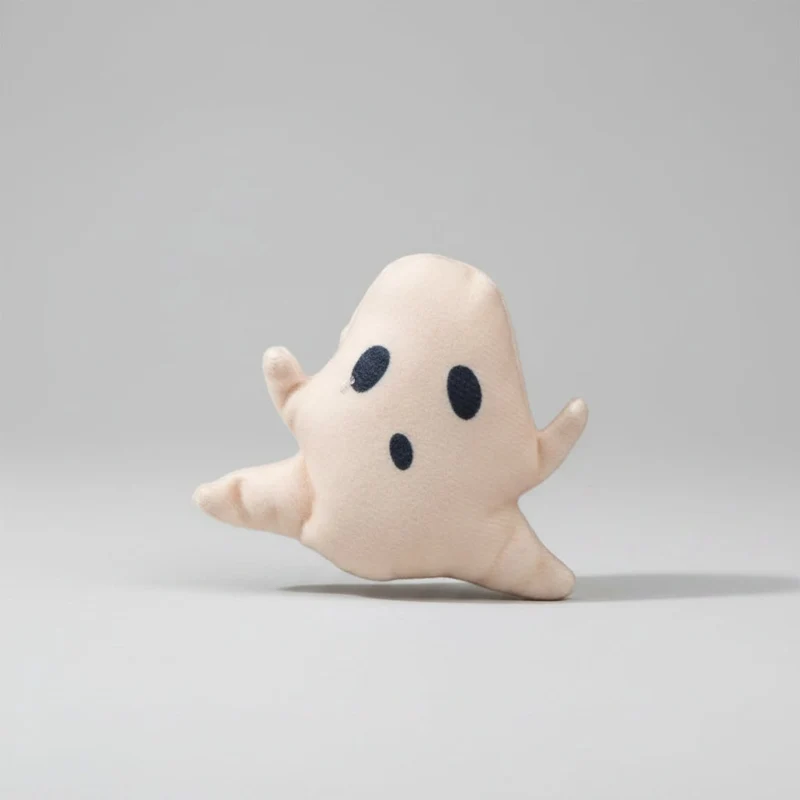 Halloween Plush Cat Toy with Catnip, Ghost, Pumpkin, Skeleton, and Litter Theme