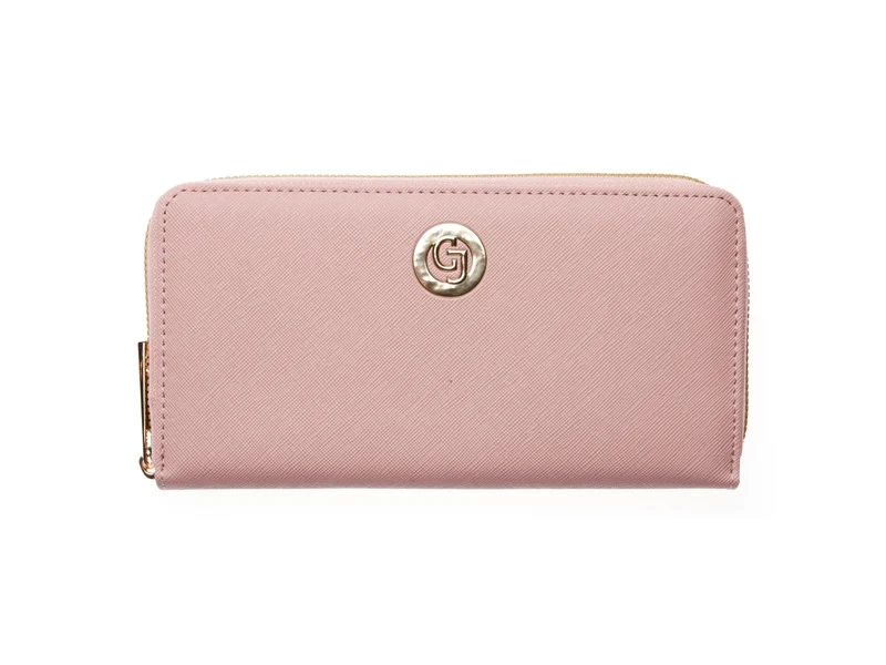 Portafoglio Carrera Claire con zip perimetrale nude