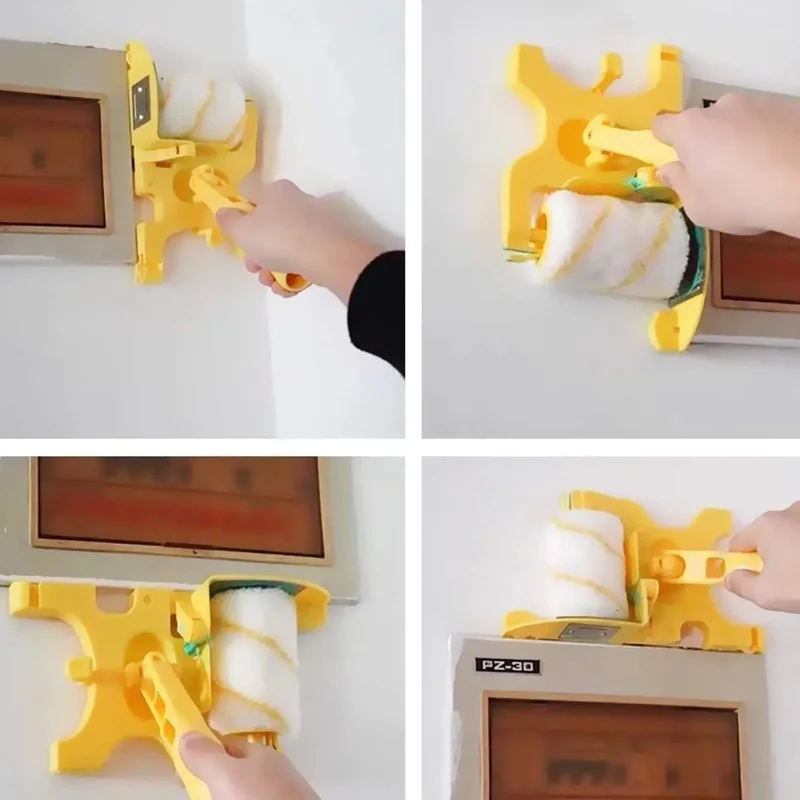 EasyPaint – Draaibaar Edge Verfgereedschap met 3 Extra Rollers