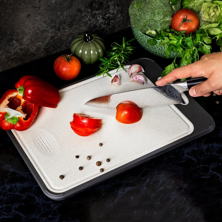 CleanSlice – RVS Snijplank Hygiënisch & Plasticvrij – Duurzaam Keukengerei