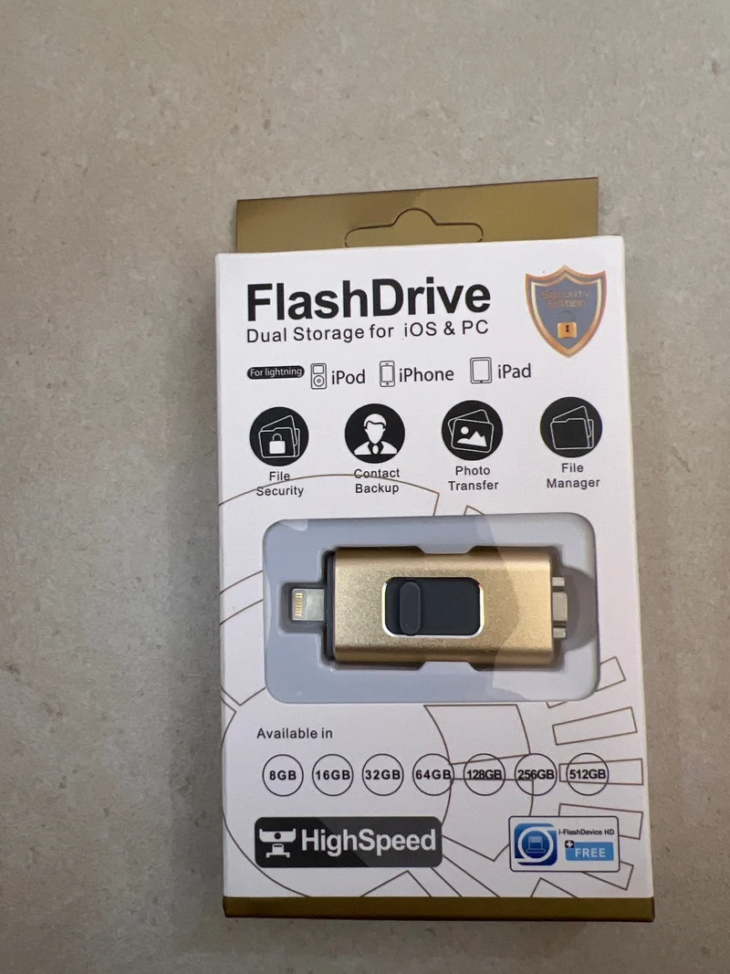 4-in-1 Flashdrive – USB, USB-C, Lightning & Micro-USB voor Mobiel en Laptop