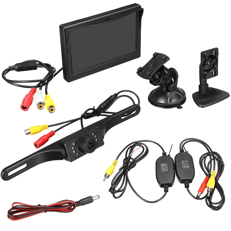 RoadVision Draadloze Achteruitrijcamera – 5" Scherm & 170° Groothoek