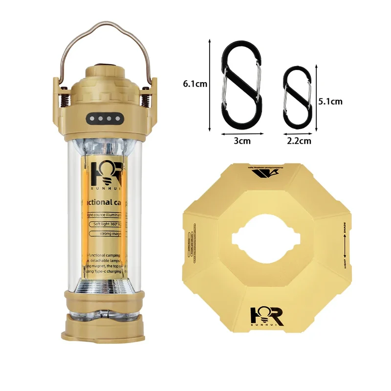 NovaLight Campinglamp – 3000mAh Dimbaar & Waterdicht – Buitenlamp