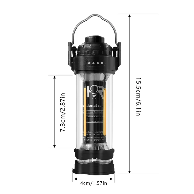 NovaLight Campinglamp – 3000mAh Dimbaar & Waterdicht – Buitenlamp