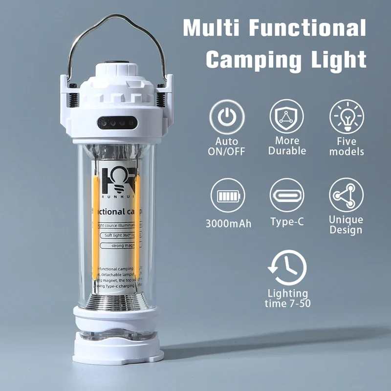 NovaLight Campinglamp – 3000mAh Dimbaar & Waterdicht – Buitenlamp