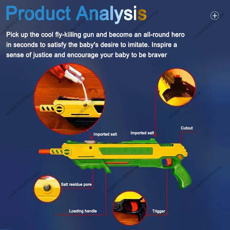 BugForce Zoutpistool met Laser – Precisie Vliegen- & Muggenbestrijder