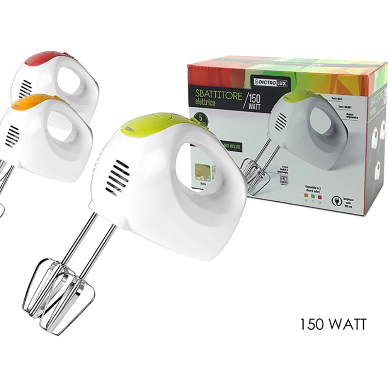 Sbattitore 150w Color 5 Velocita' Assortito