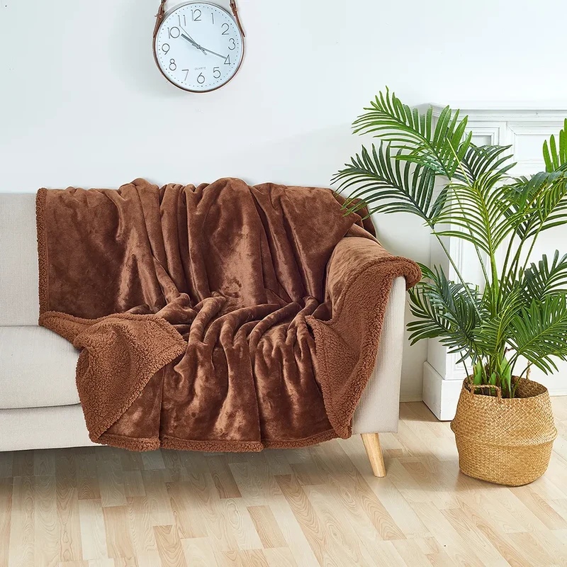 Soft Waterproof Plush Sofa Blanket