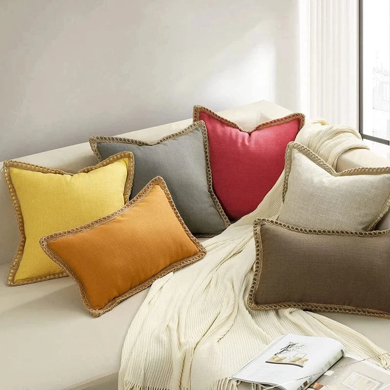 Trendy Rustic Decorative Pillowcase