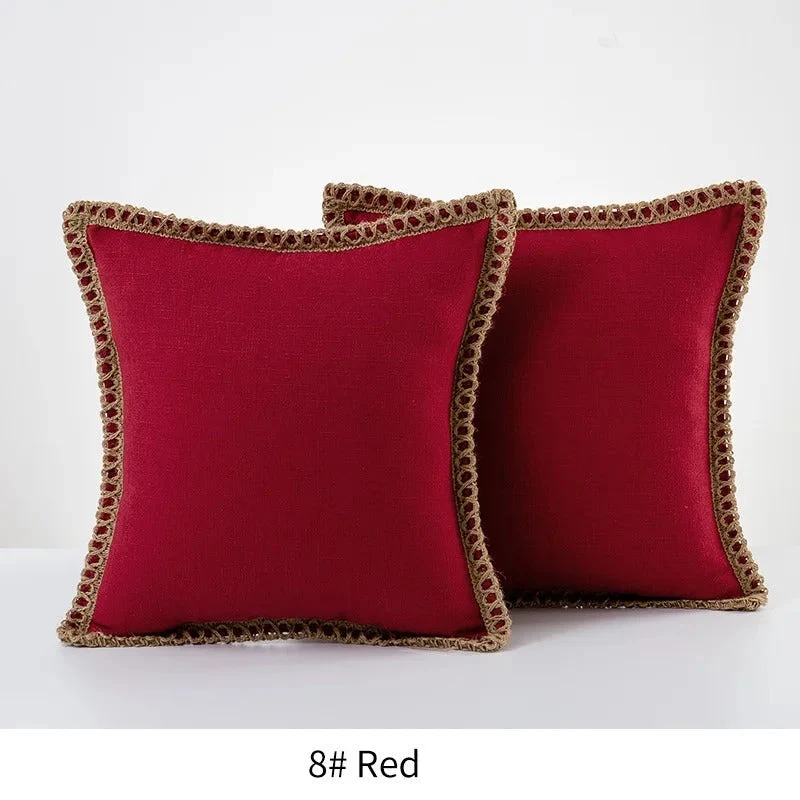 Trendy Rustic Decorative Pillowcase