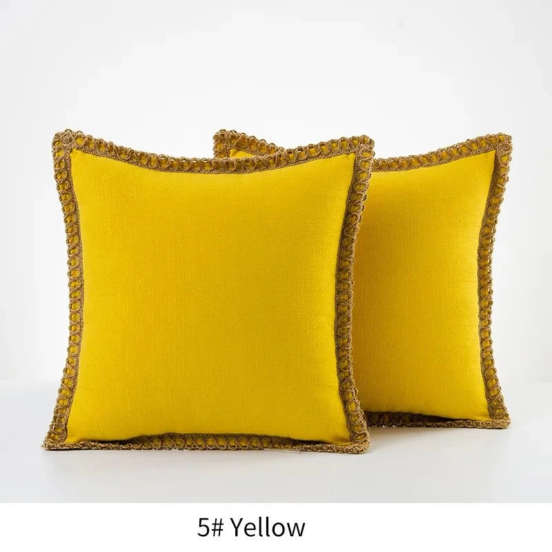 Trendy Rustic Decorative Pillowcase