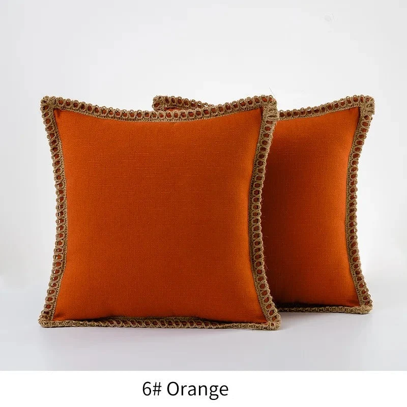 Trendy Rustic Decorative Pillowcase