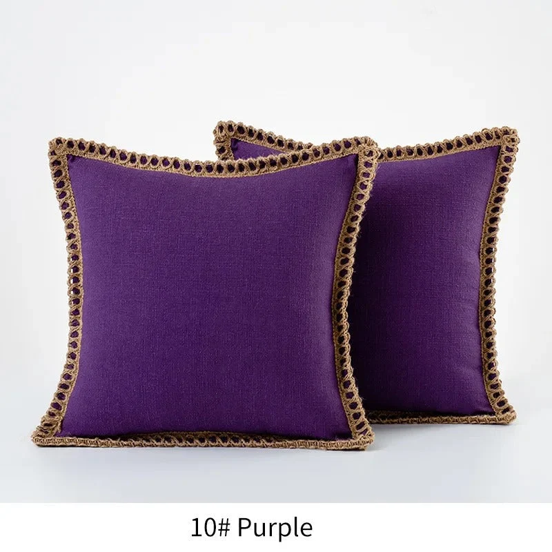 Trendy Rustic Decorative Pillowcase
