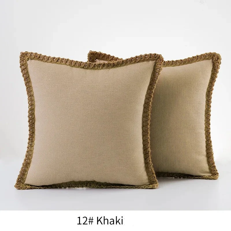 Trendy Rustic Decorative Pillowcase