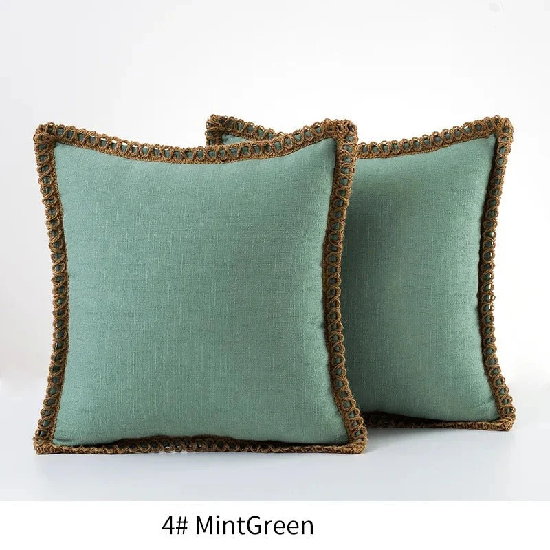 Trendy Rustic Decorative Pillowcase